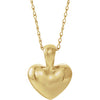 14K Yellow Heart Youth 15" Necklace - Siddiqui Jewelers