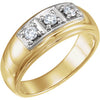 14K Yellow & White 1/3 CTW Diamond Ring - Siddiqui Jewelers