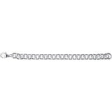Sterling Silver 10 mm Cable 8.5" Bracelet - Siddiqui Jewelers