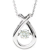 14K White 3/8 CT Diamond Mystara® 18" Necklace - Siddiqui Jewelers