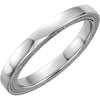 Platinum Matching Band Size 6.5 - Siddiqui Jewelers