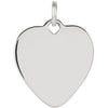 Sterling Silver Heart Charm - Siddiqui Jewelers