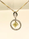 2.01C Yellow Diamond Necklace - Siddiqui Jewelers